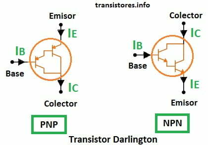 Transistor Darlington PNP y NPN