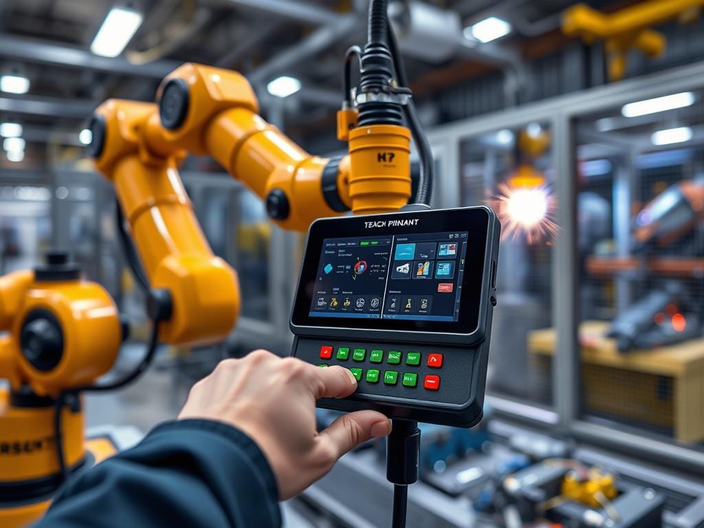 Aplicaciones del Teach Pendant en Robótica Aplicaciones del Teach Pendant en Robótica