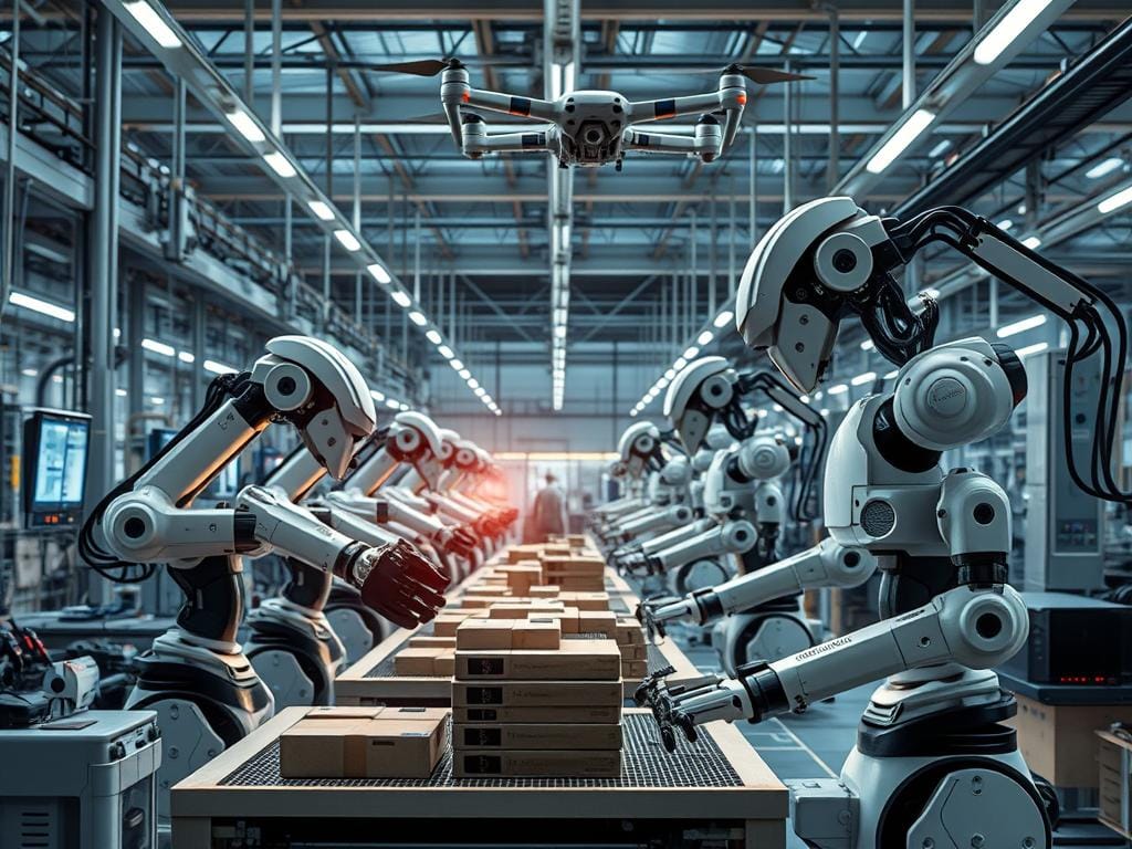 Automatización Industrial con robots autónomos