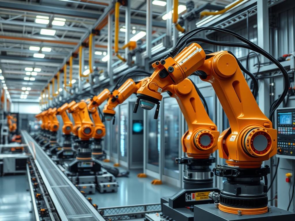 Automatización de precisión en robots industriales Automatización de precisión en robots industriales