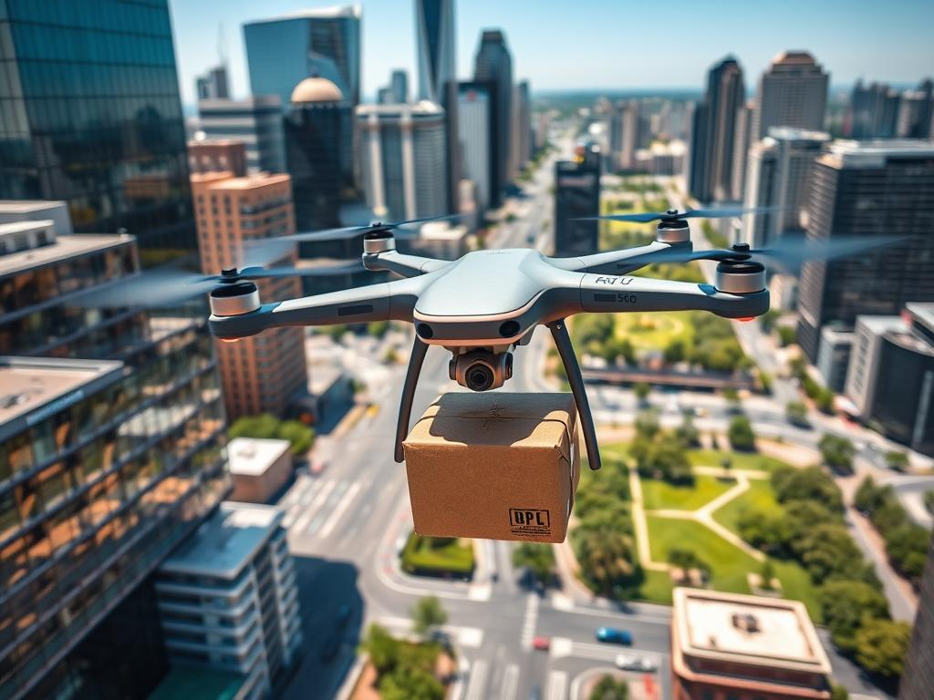 Drones autónomos en logística Drones autónomos en logística