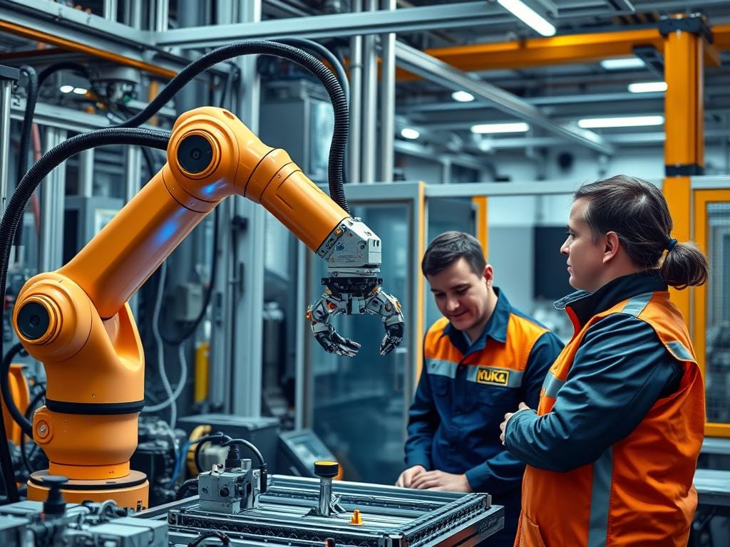 Interacción humano-robot KUKA LBR