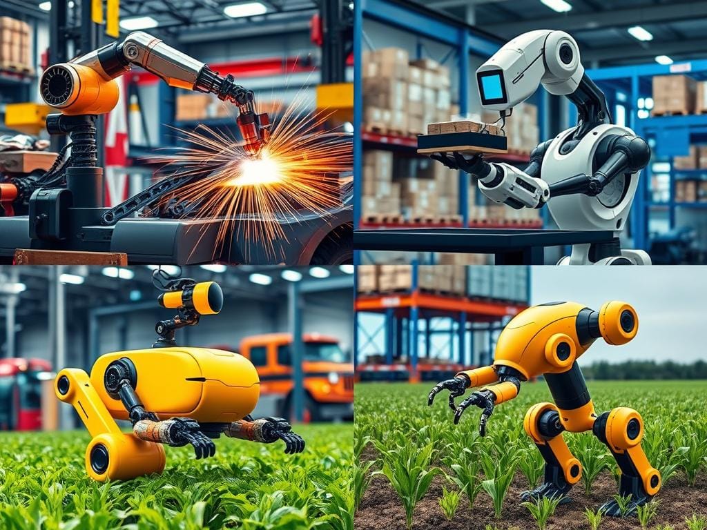 Robots polares en diferentes industrias Robots polares en diferentes industrias