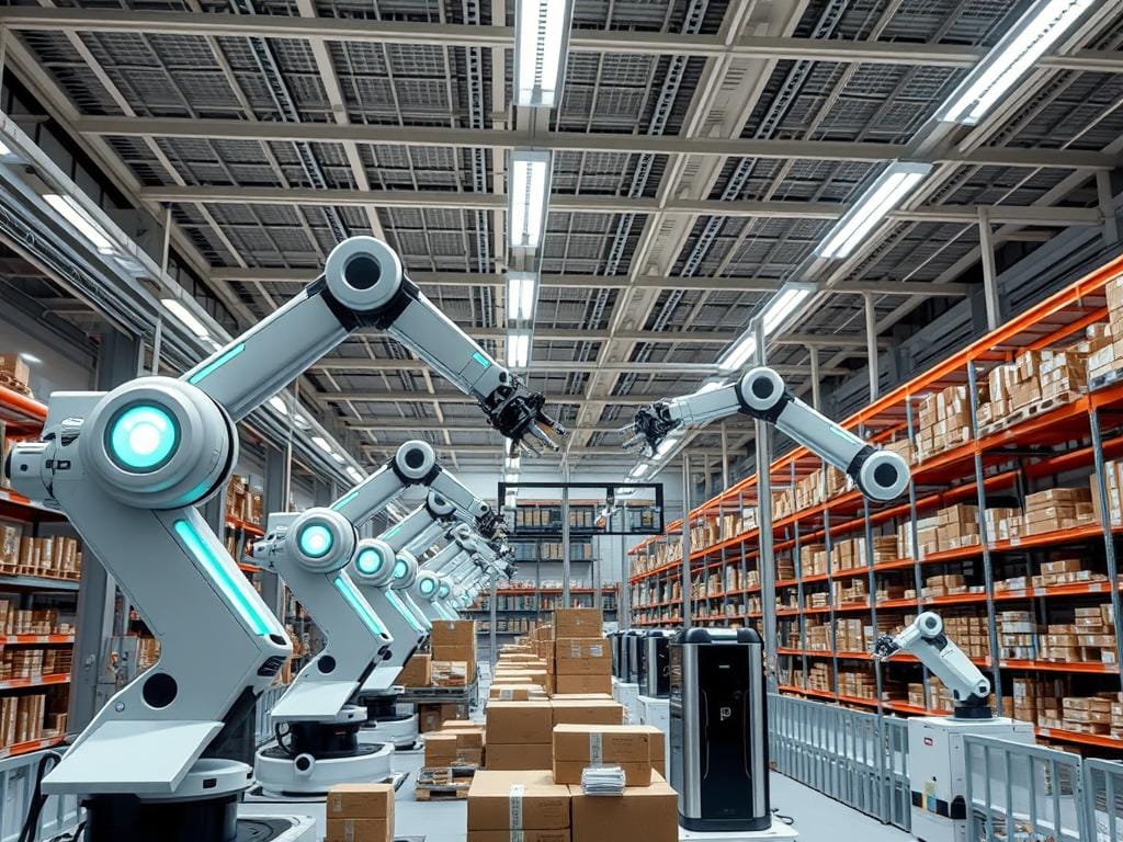 Simulación robótica en logística Simulación robótica en logística