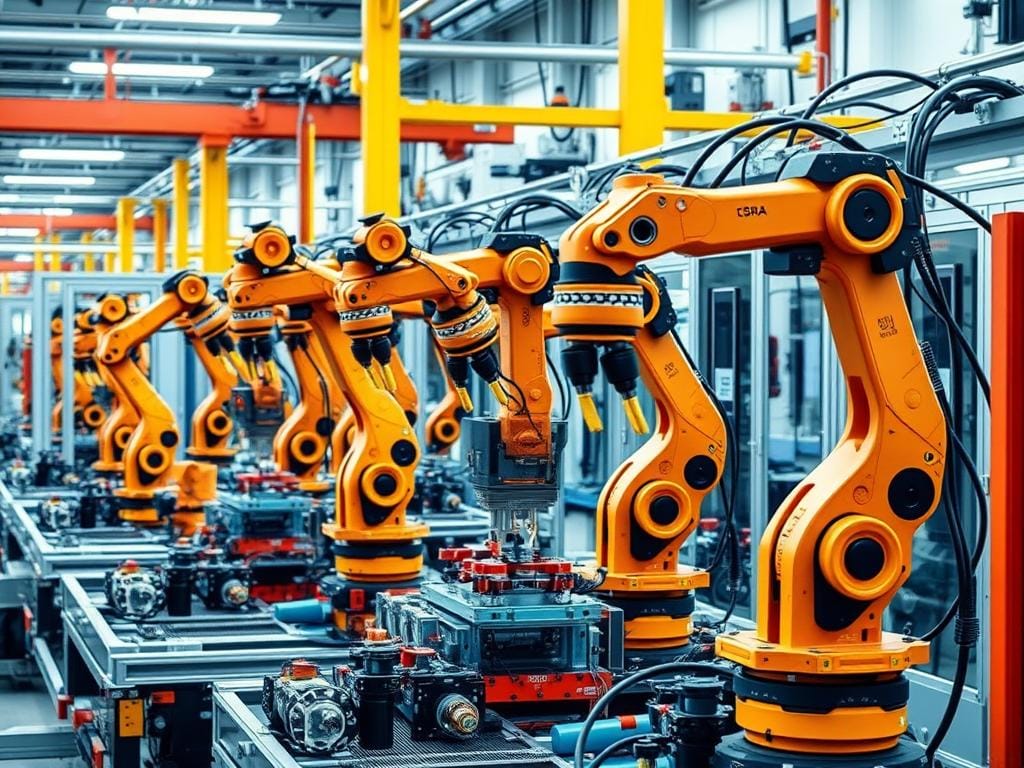 diseño de línea de producción con robots SCARA diseño de línea de producción con robots SCARA